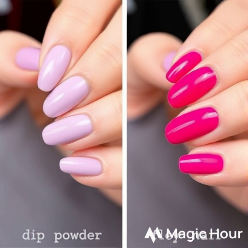 Dip Powder nails vs Gel nails gateway nail spa