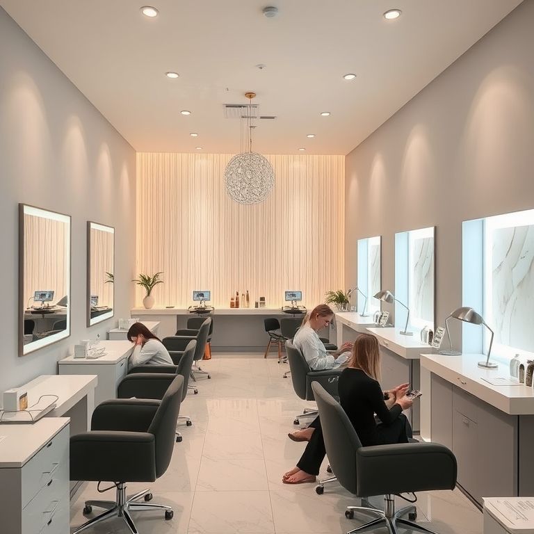 Relaxing atmosphere inside Gateway Nail Spa
