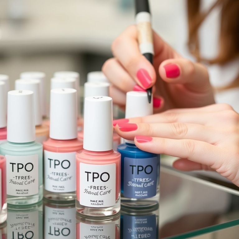 TPO-free Polish Change using safe and chemical-free nail products
