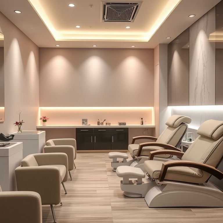 pedicure spa chairs at Gateway Nail Spa