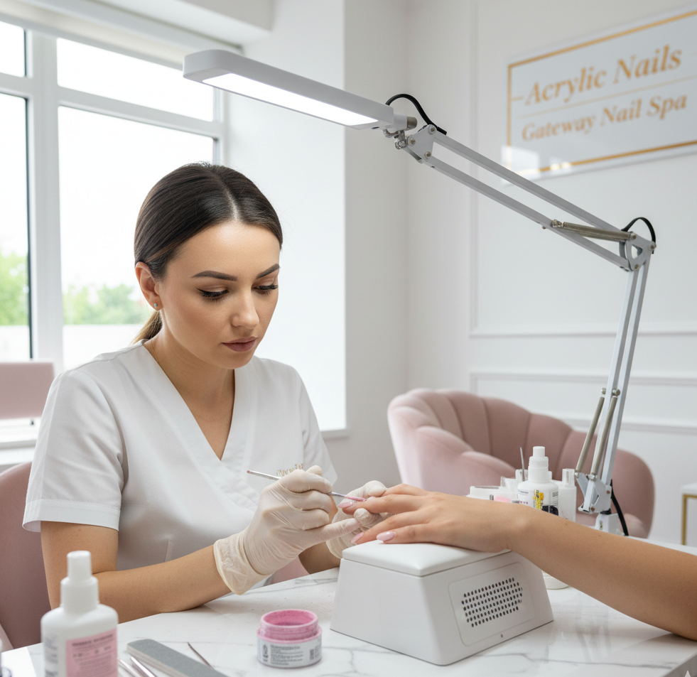 Acrylic Nails at Gateway Nail Salon Wayne