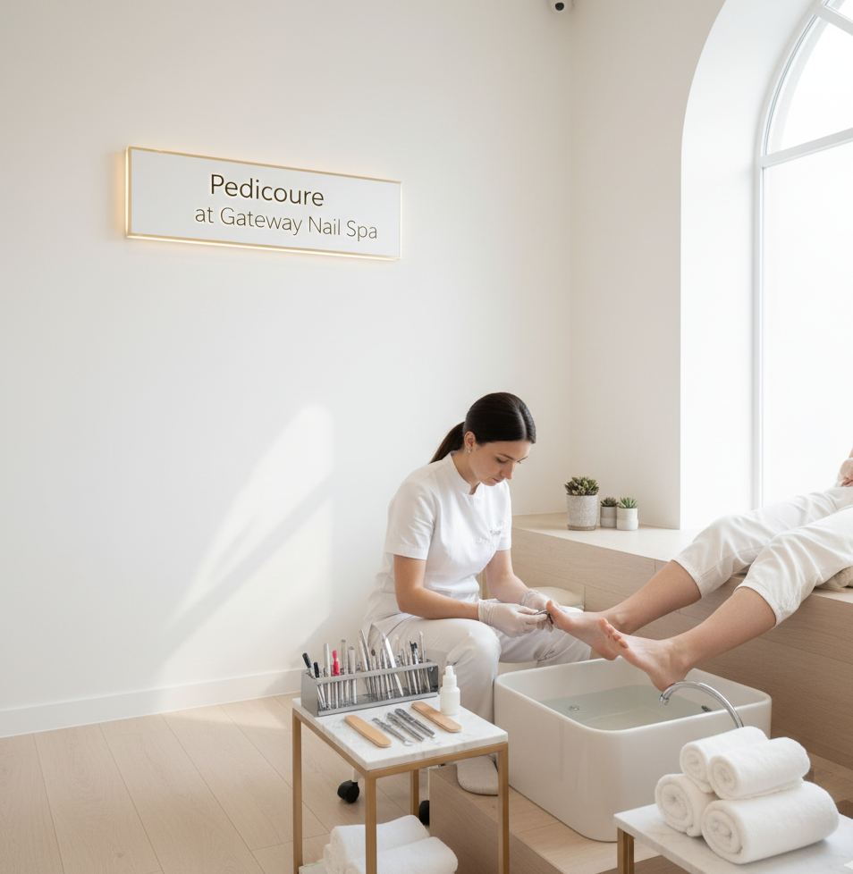 Modern and Clean Salon Pedicure at Gateway Nail Salon Wayne