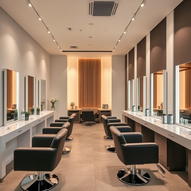 Salon Interior Single Hair Extensions gatewaynailspa