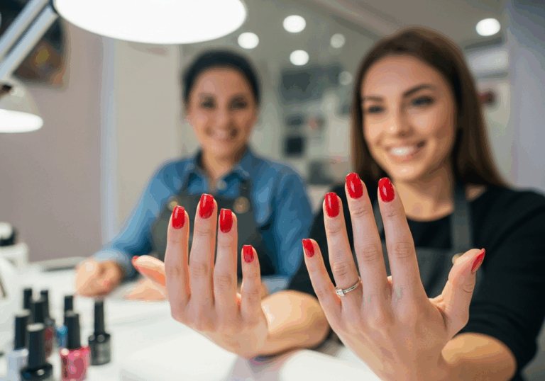 shellac gel nails at gateway nail spa