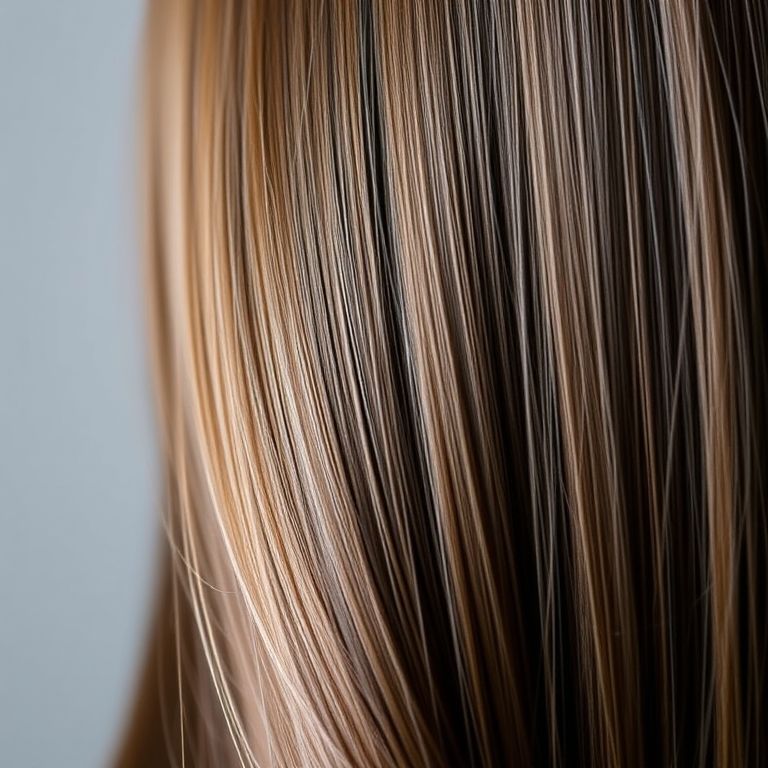 close-up of silky Single Hair Extensions gatewaynailspa