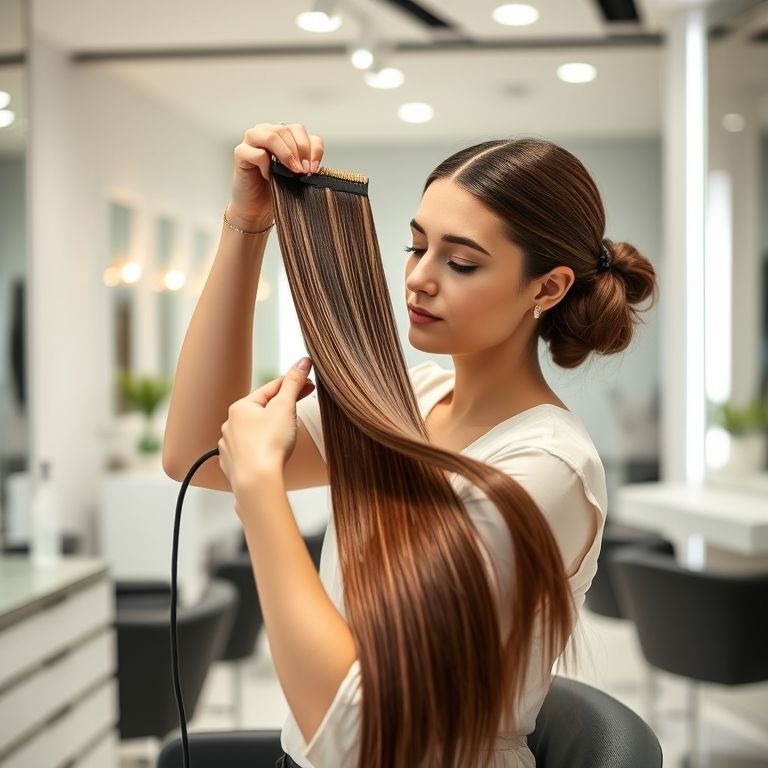 hair stylist Single Hair Extensions gatewaynailspa