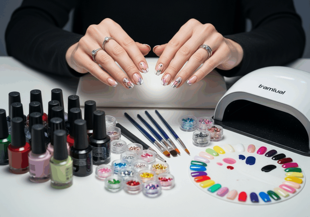 Nail Art, happy client salon, Gateway Nail Salon Wayne
