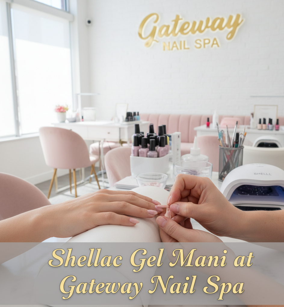 Shellac Gel Mani at Gateway Nail Salon Wayne