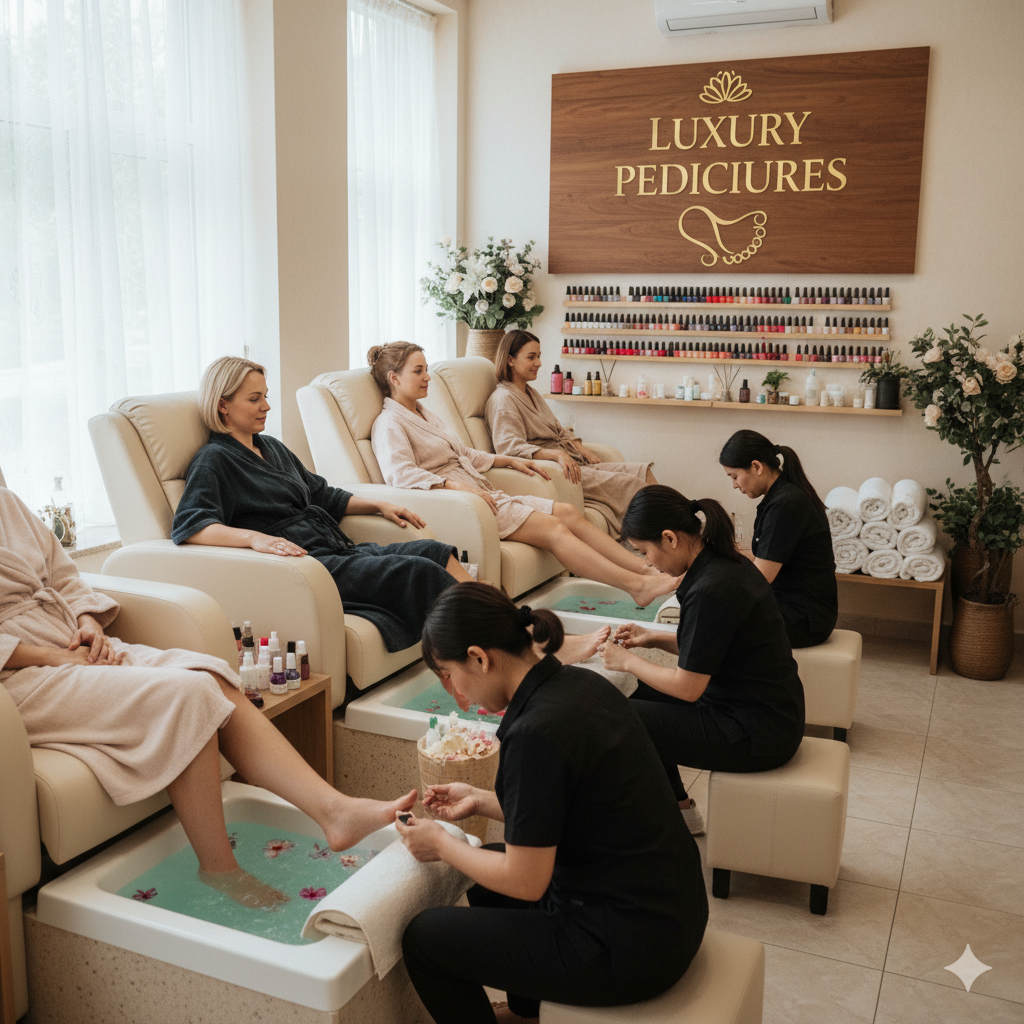 Pedicure at gateway nail salon wayne